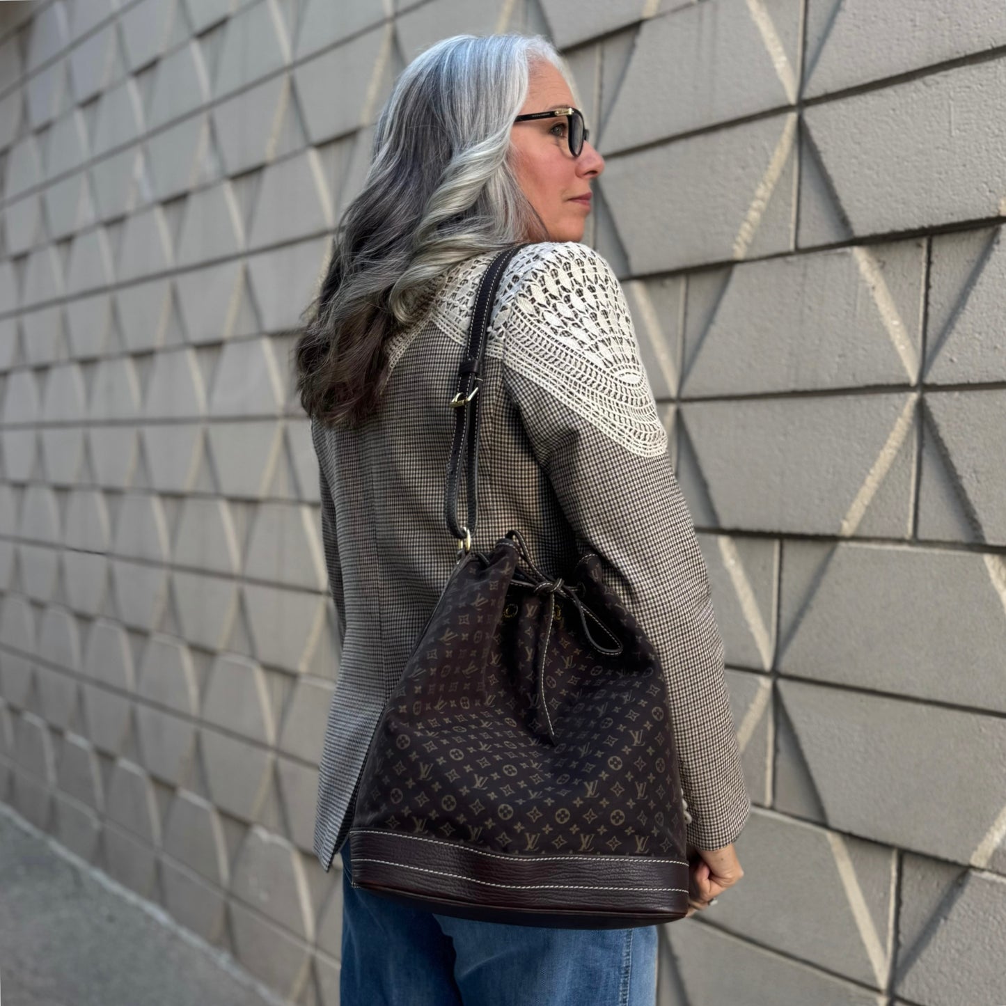 Louis Vuitton Mini Lin Noe Bucket Bag