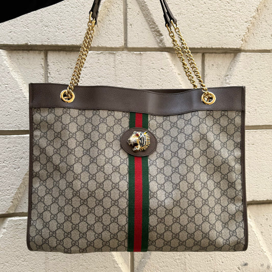 Gucci Rajah Supreme Tote Bag