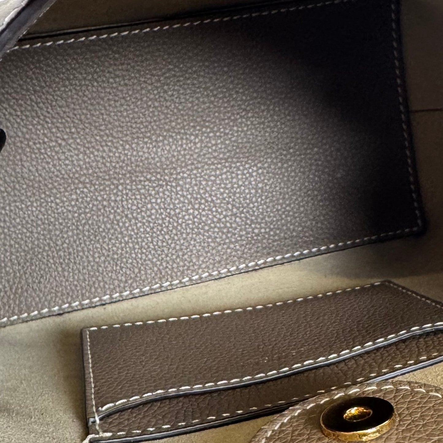 Fleuron Mini Swann Taupe Bag