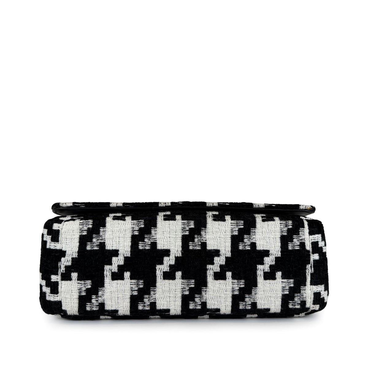 Christian Dior Houndstooth Caro Medium Shoulder Bag