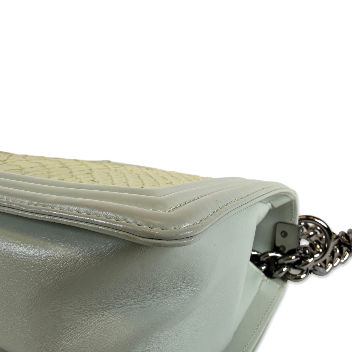 Chanel Python Boy Bag