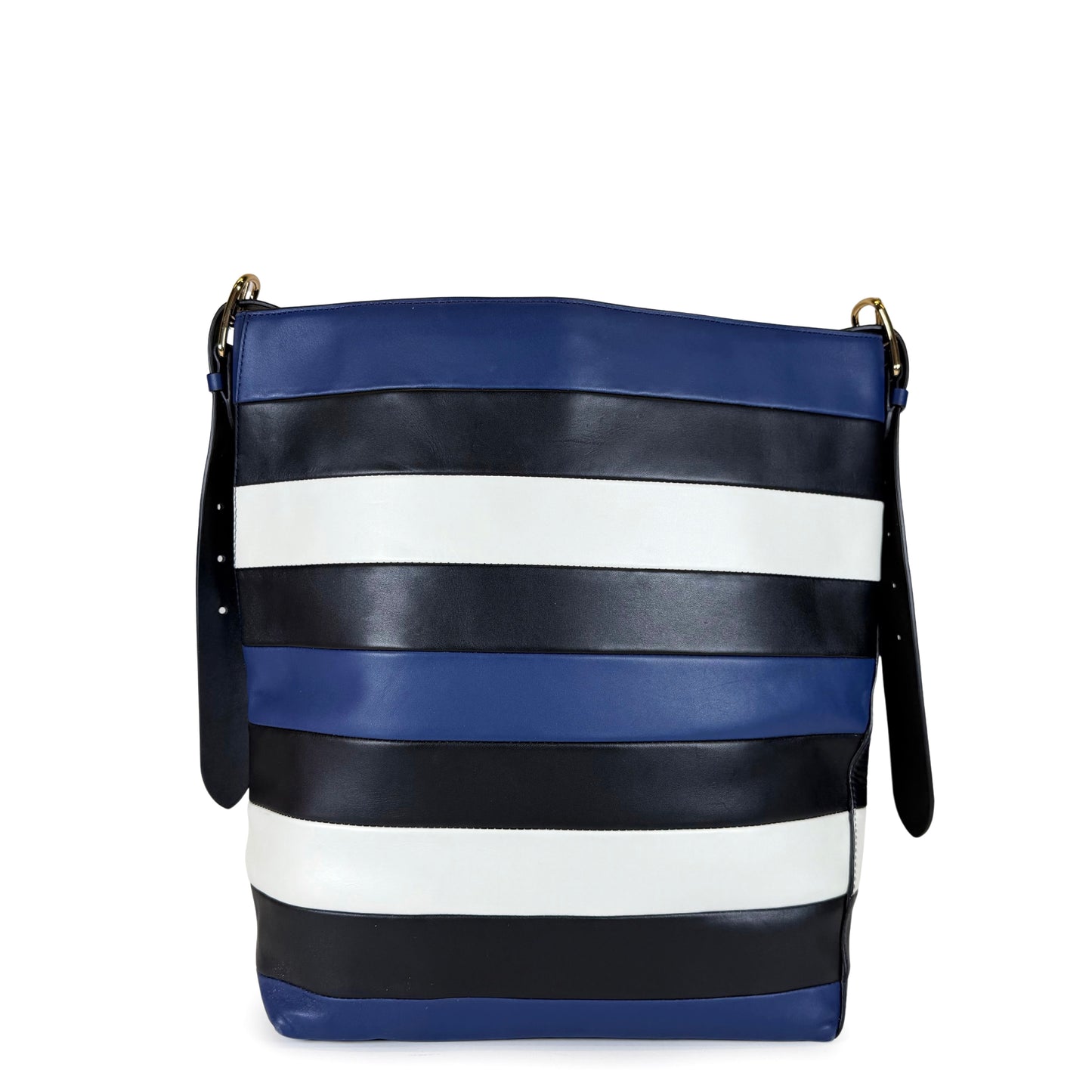 DVF Striped Bucket Bag