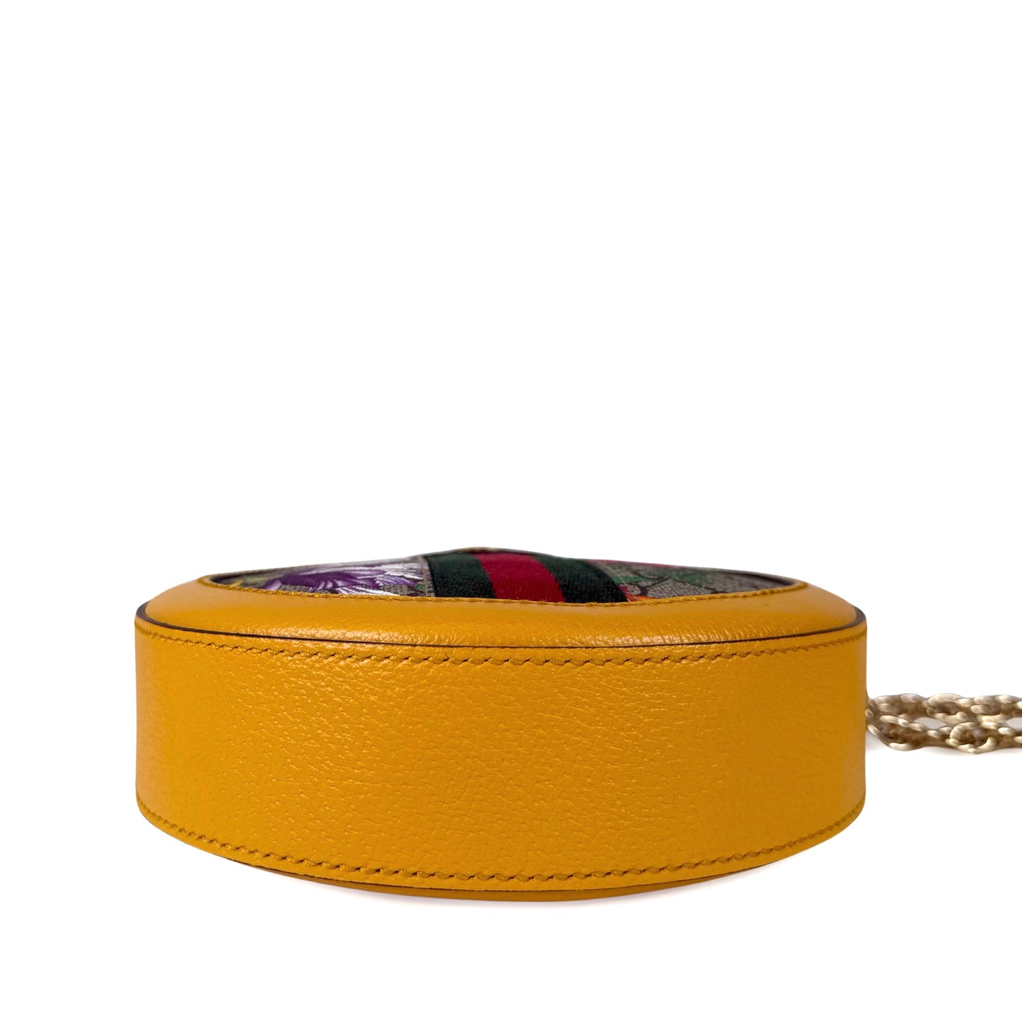 Gucci Ophidia Flora Mini Round Bag