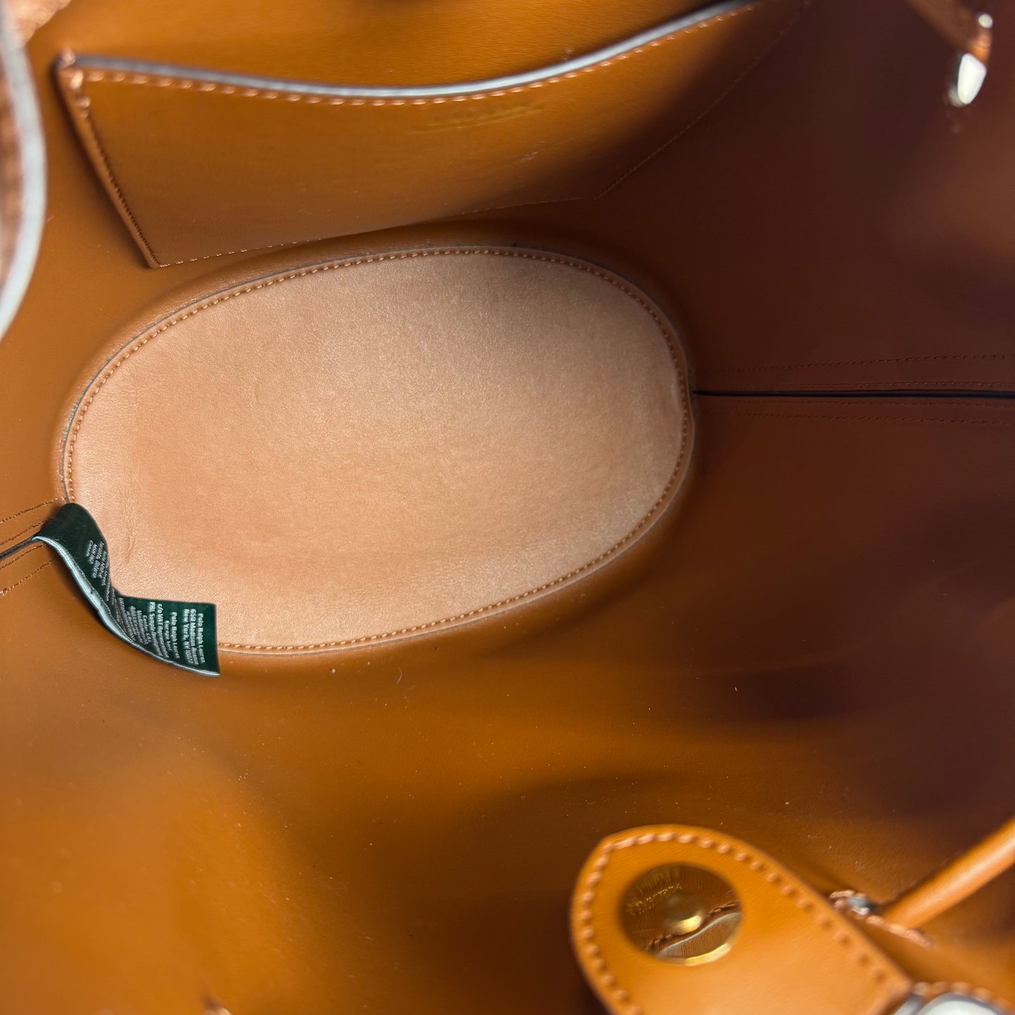 Ralph Lauren Drawstring Bucket Bag