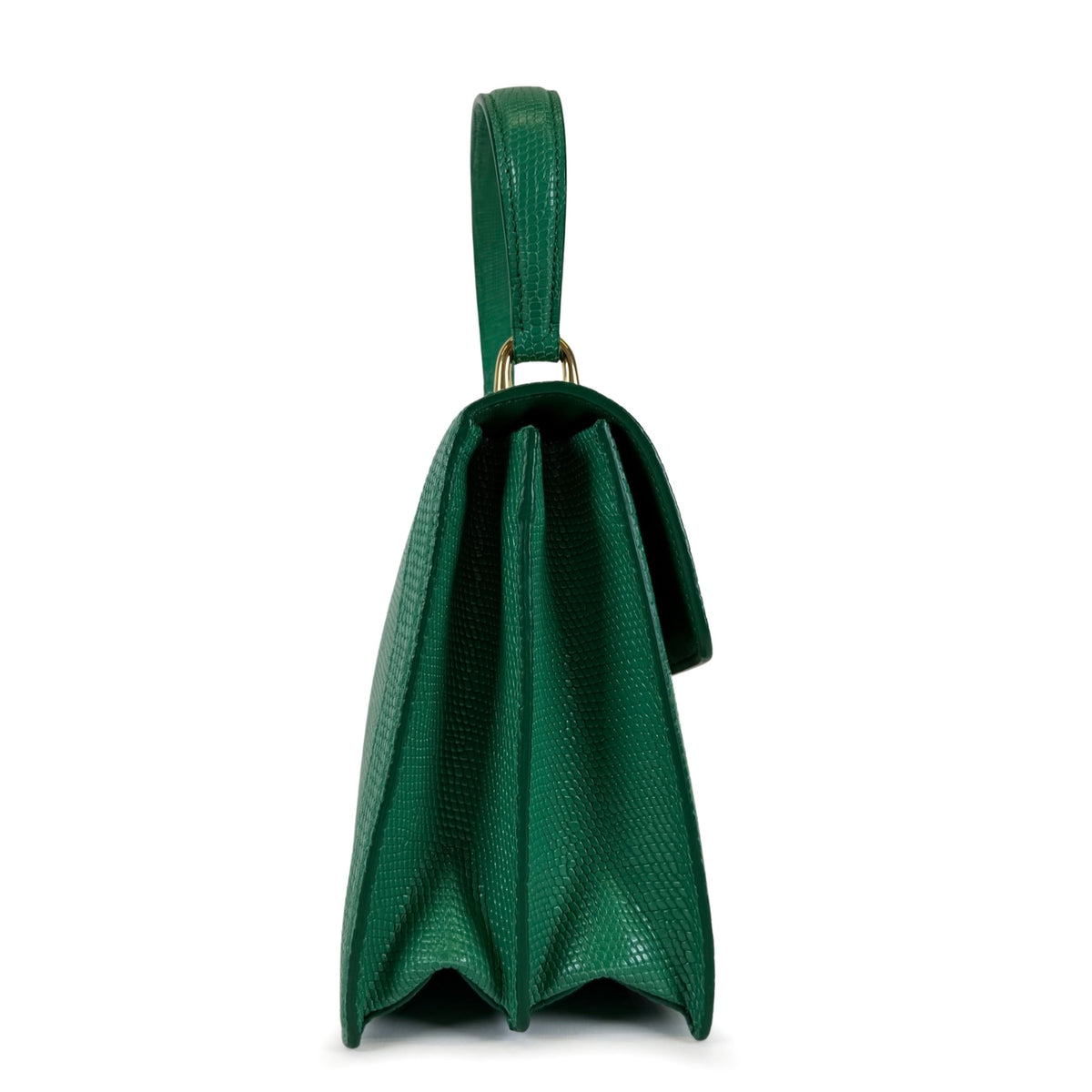 Miu Miu Confidential Lizard-Embossed Top Handle Bag