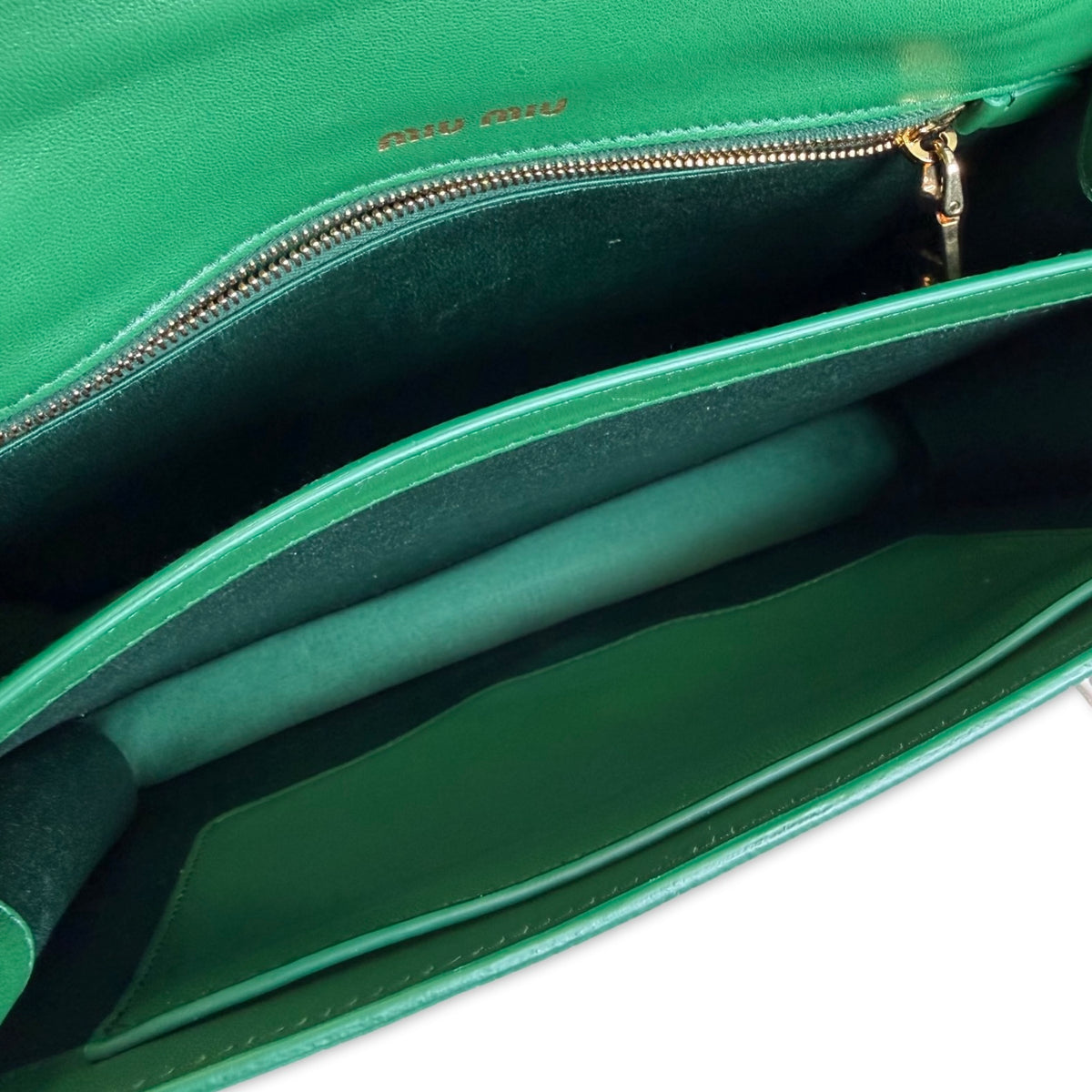 Miu Miu Confidential Lizard-Embossed Top Handle Bag