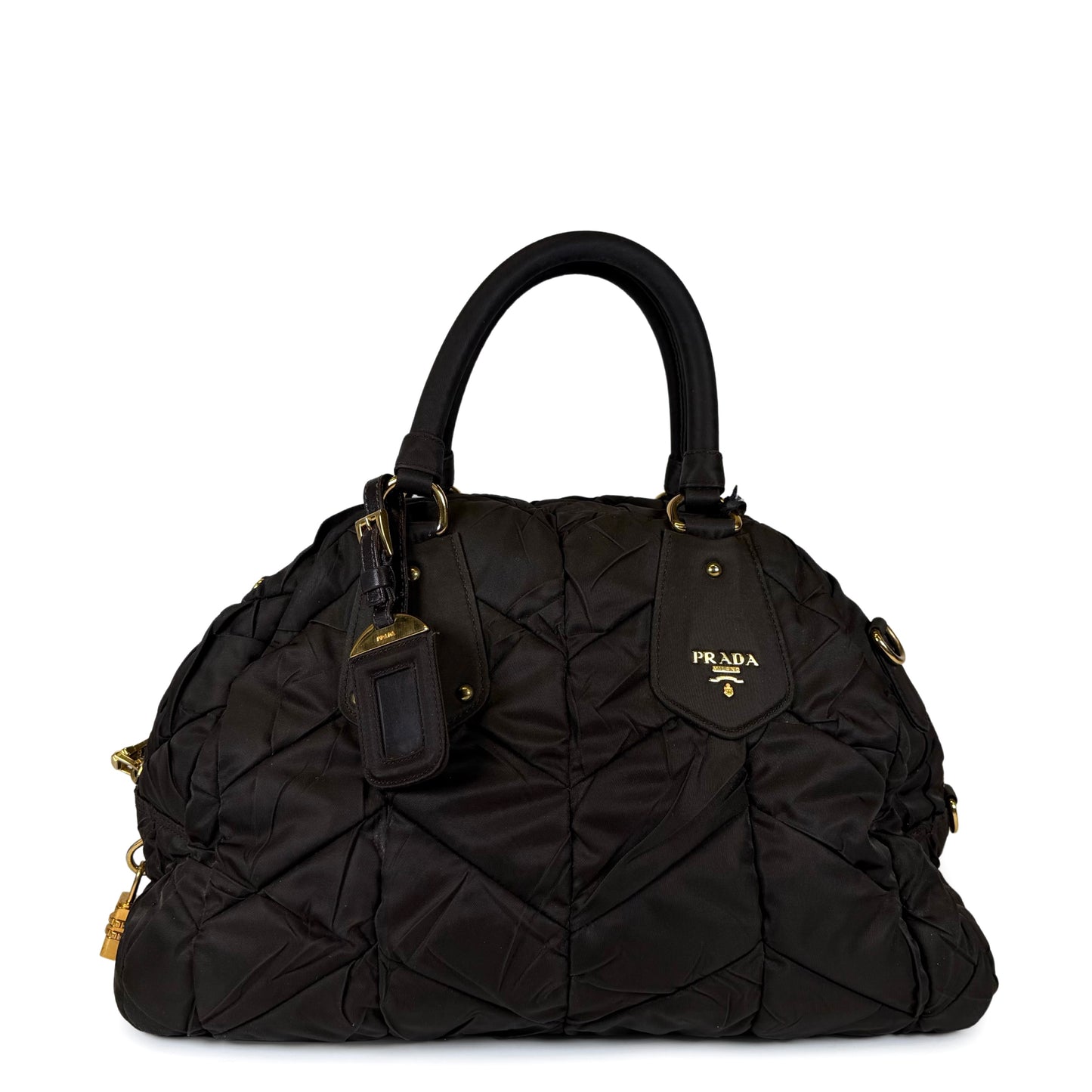 Prada Tessuto Bowling Bag