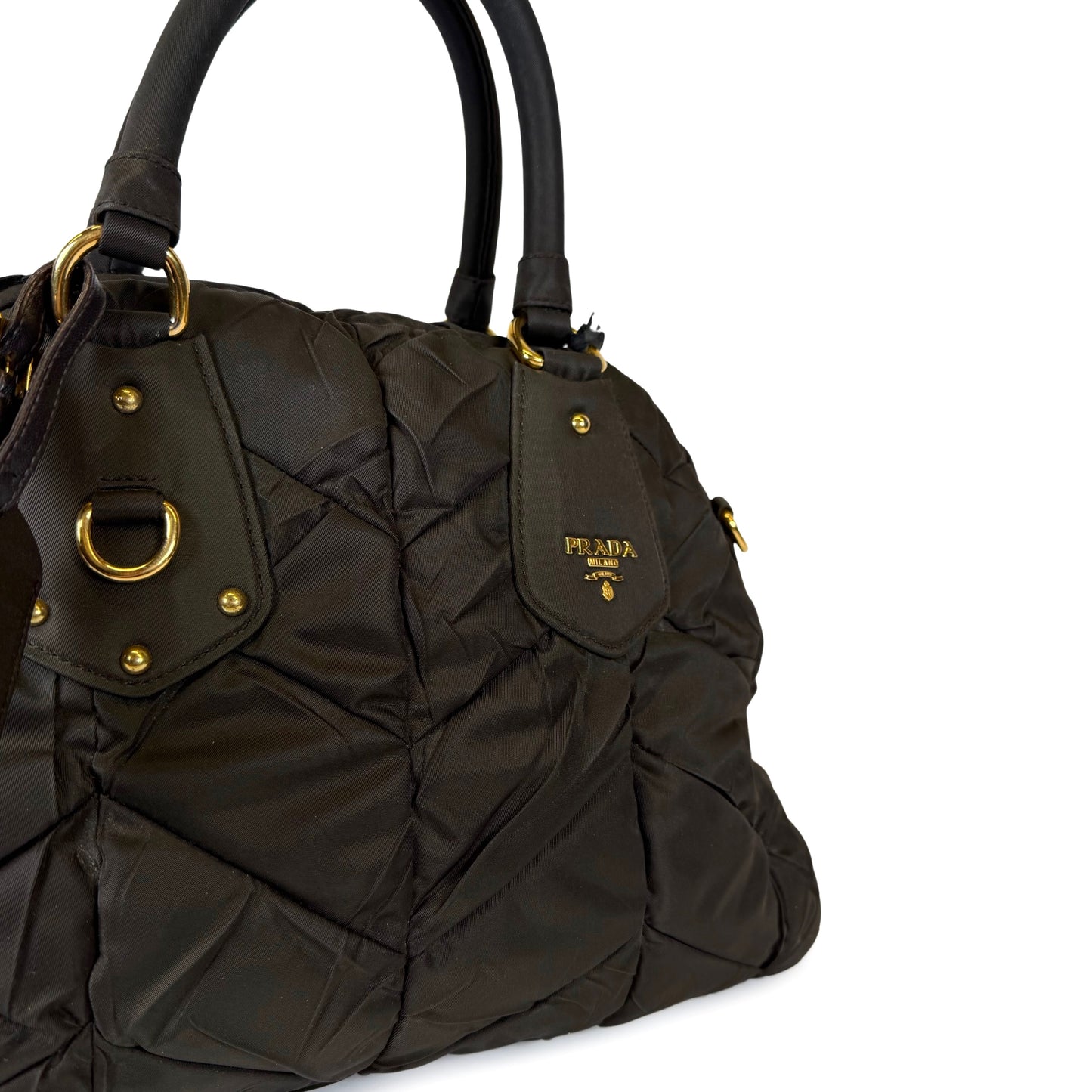 Prada Tessuto Bowling Bag