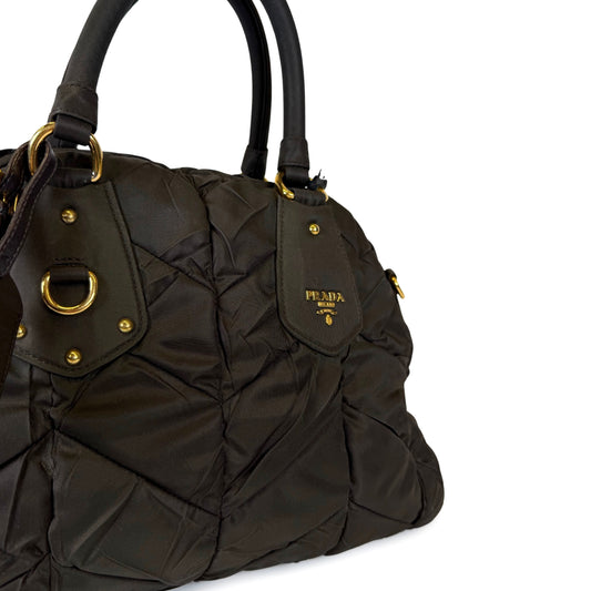 Prada Tessuto Bowling Bag