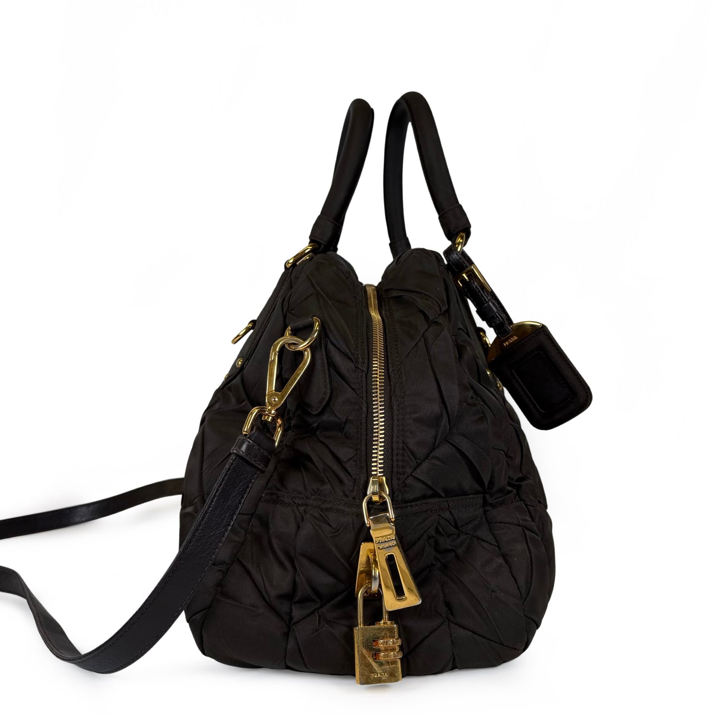 Prada Tessuto Bowling Bag