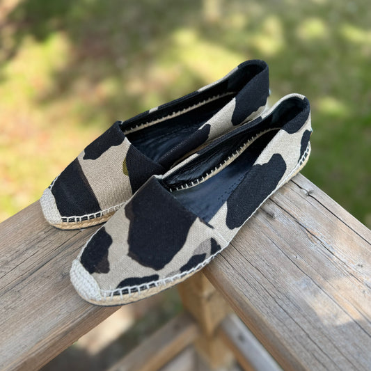 Burberry Camo Printed Espadrilles