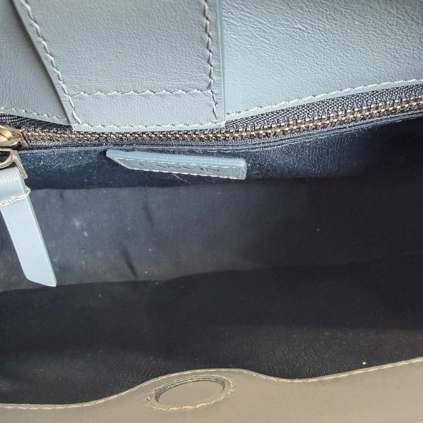 Lanvin Satin Crystal Cat Handled Hobo Bag