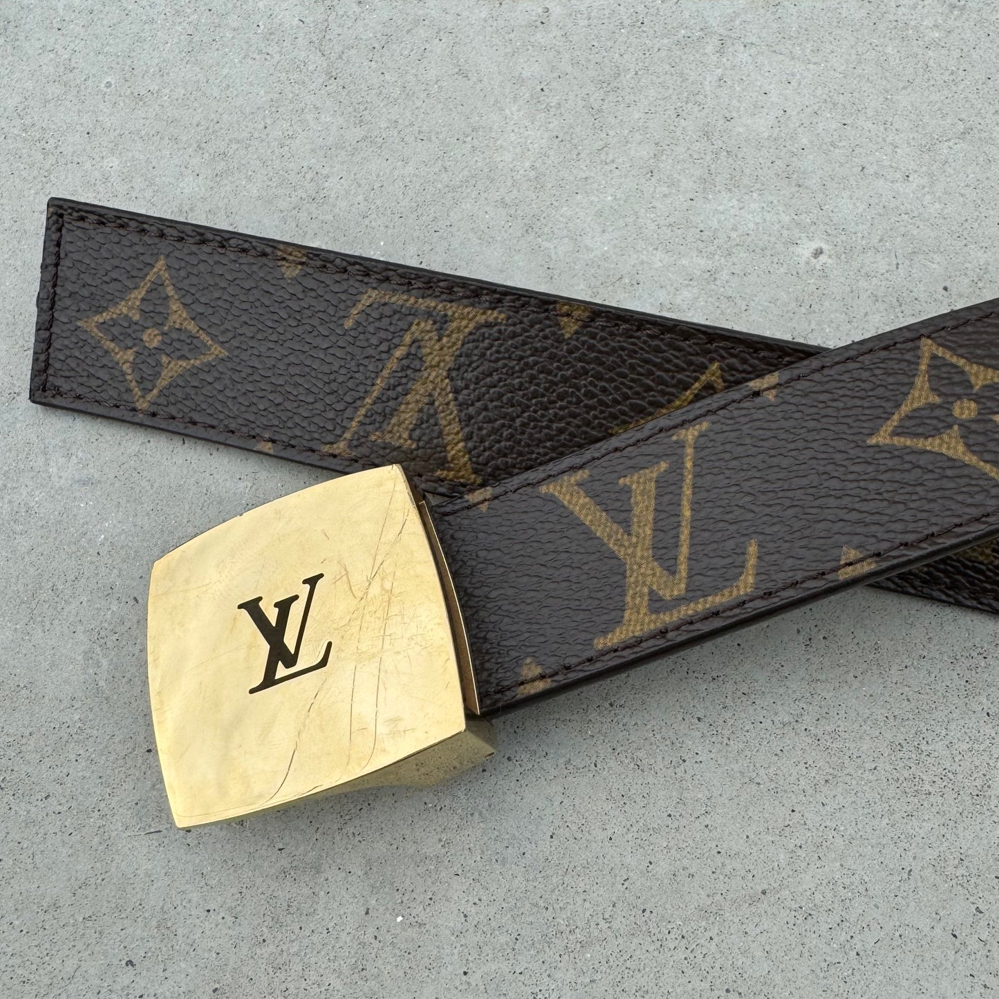 Louis Vuitton Monogram Belt