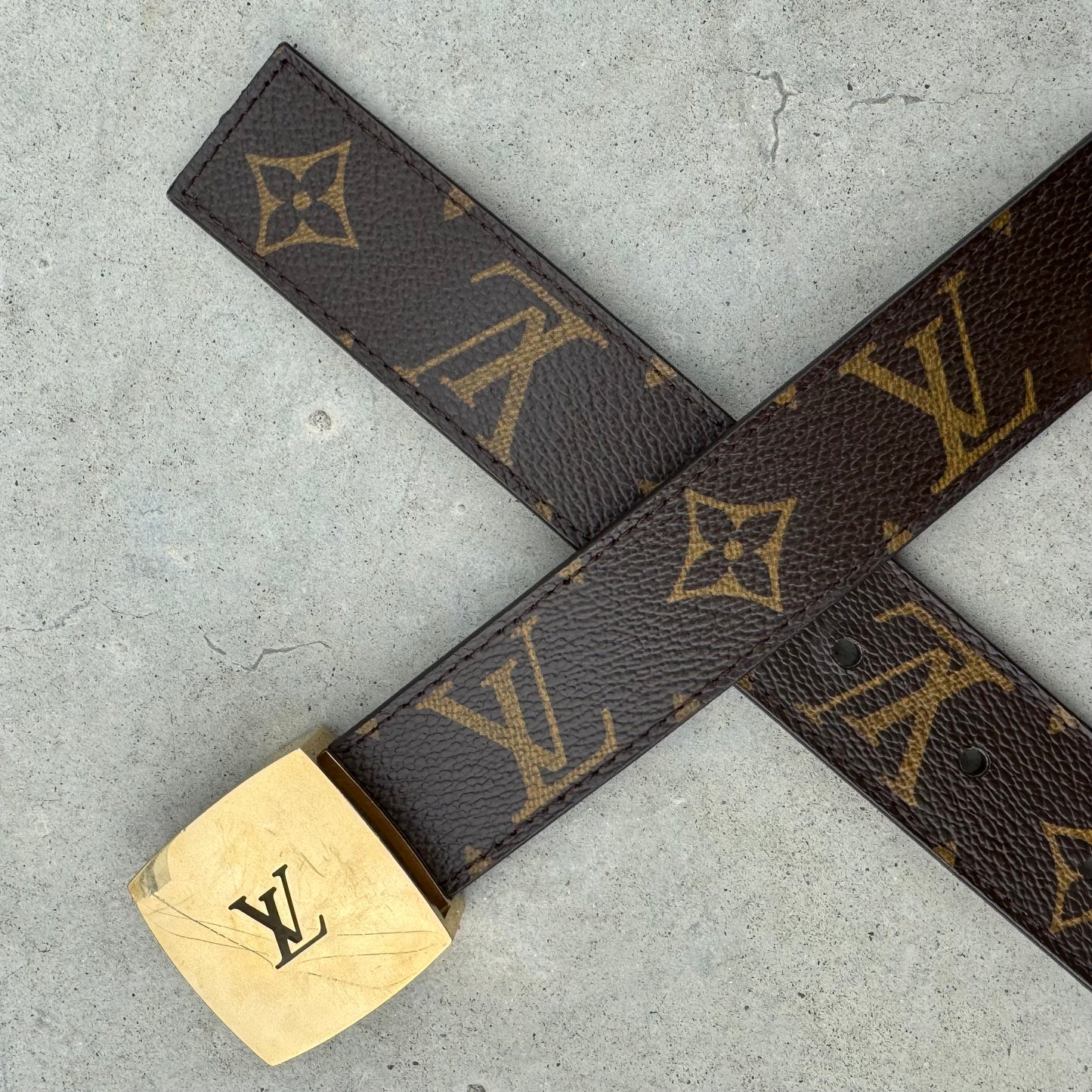 Louis Vuitton Monogram Belt