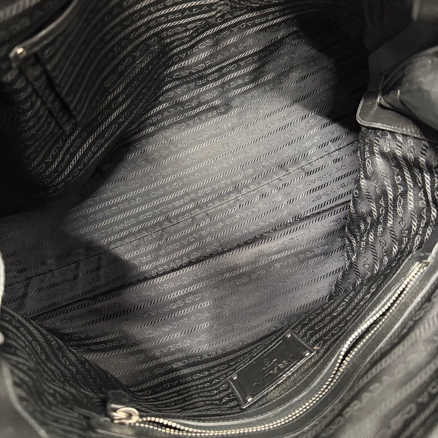 Prada Vitello Daino Soft Bowler Bag