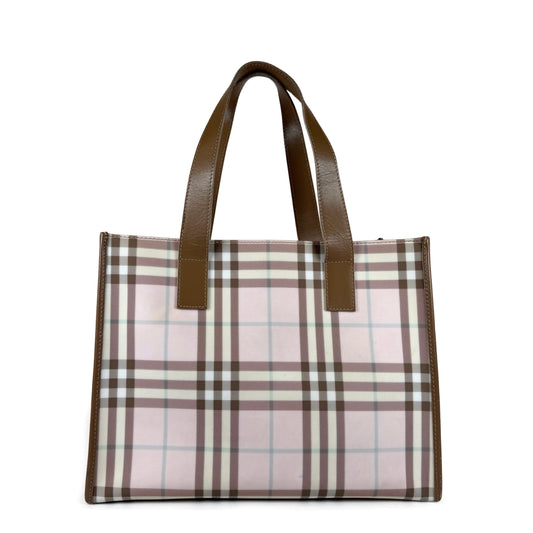 Burberry London Nova Check Tote Bag