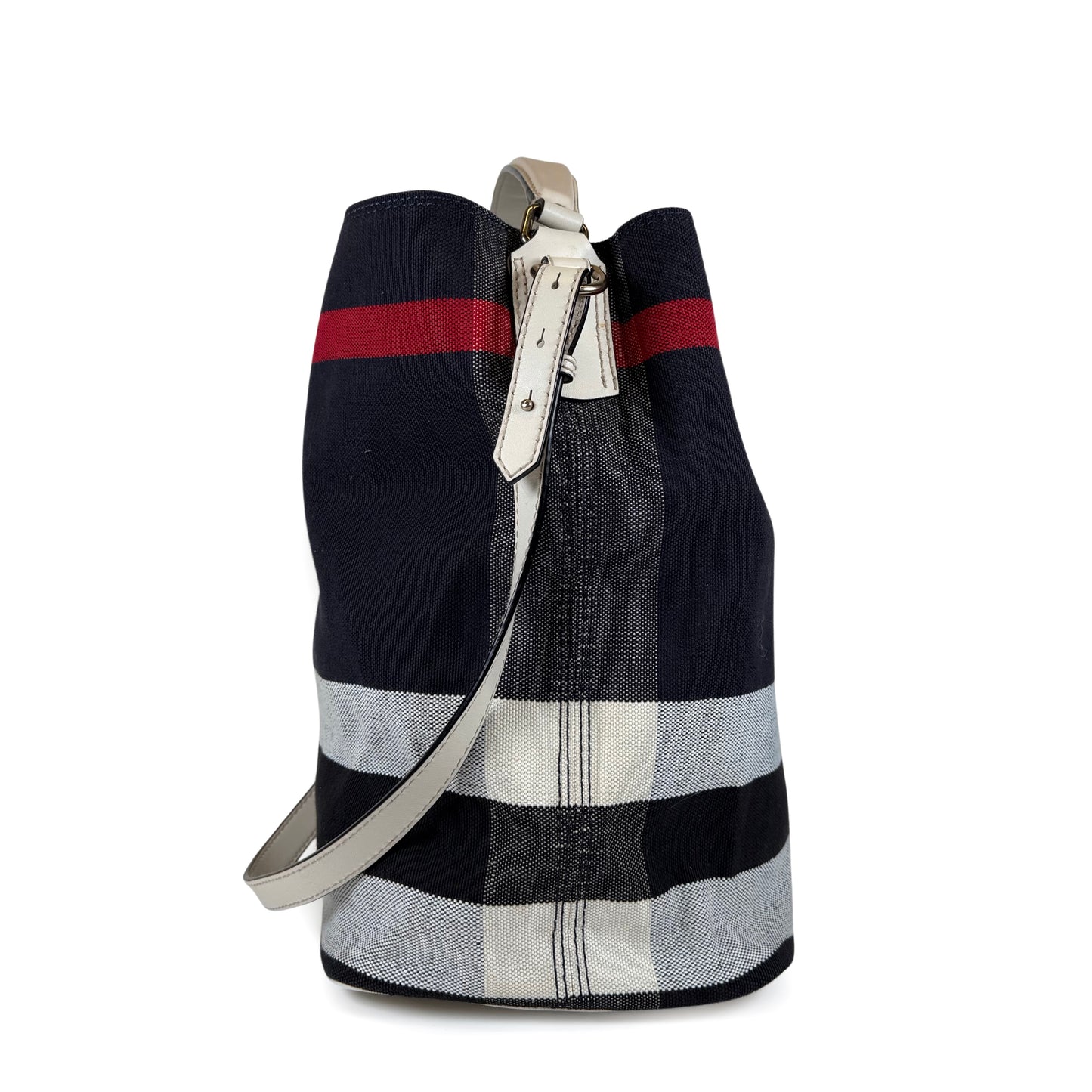 Burberry Ashby Canvas Hobo Bag