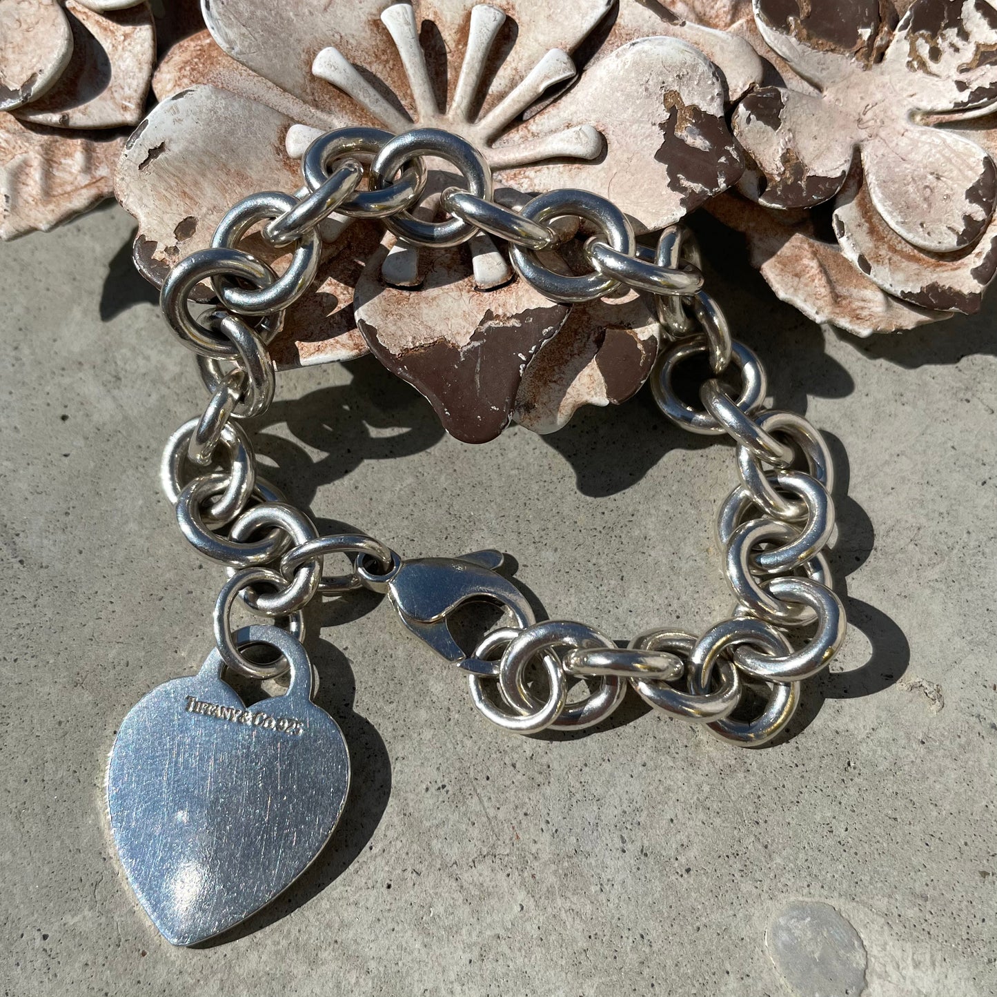 Tiffany & Co Heart Charm Bracelet