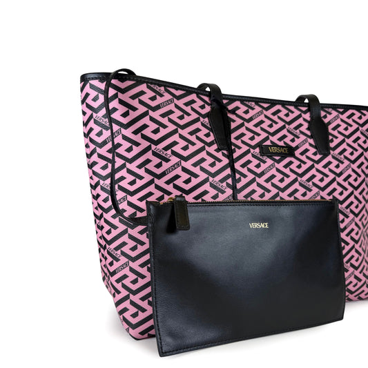 Versace La Greca Signature Tote Bag