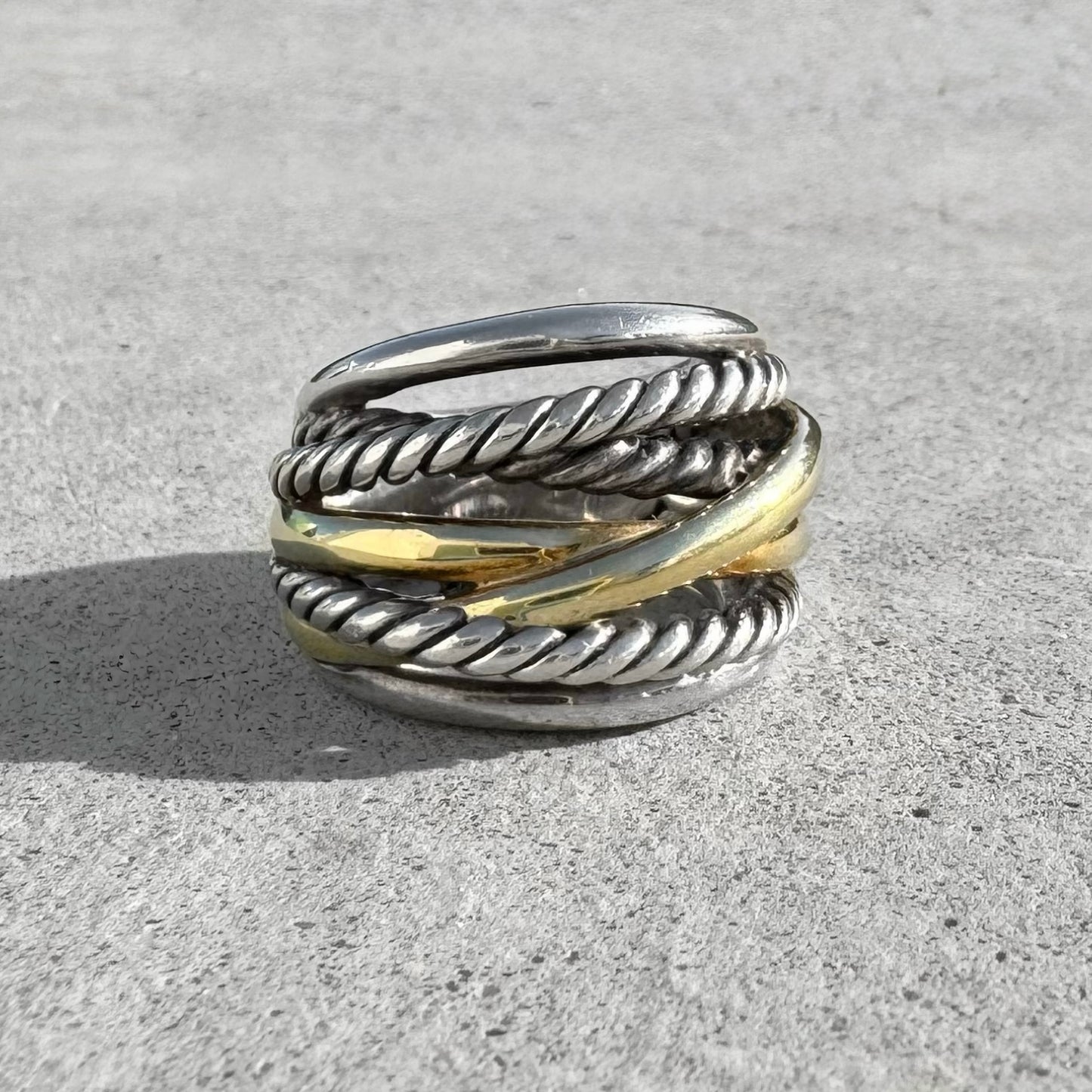 David Yurman Crossover Seven Row Ring