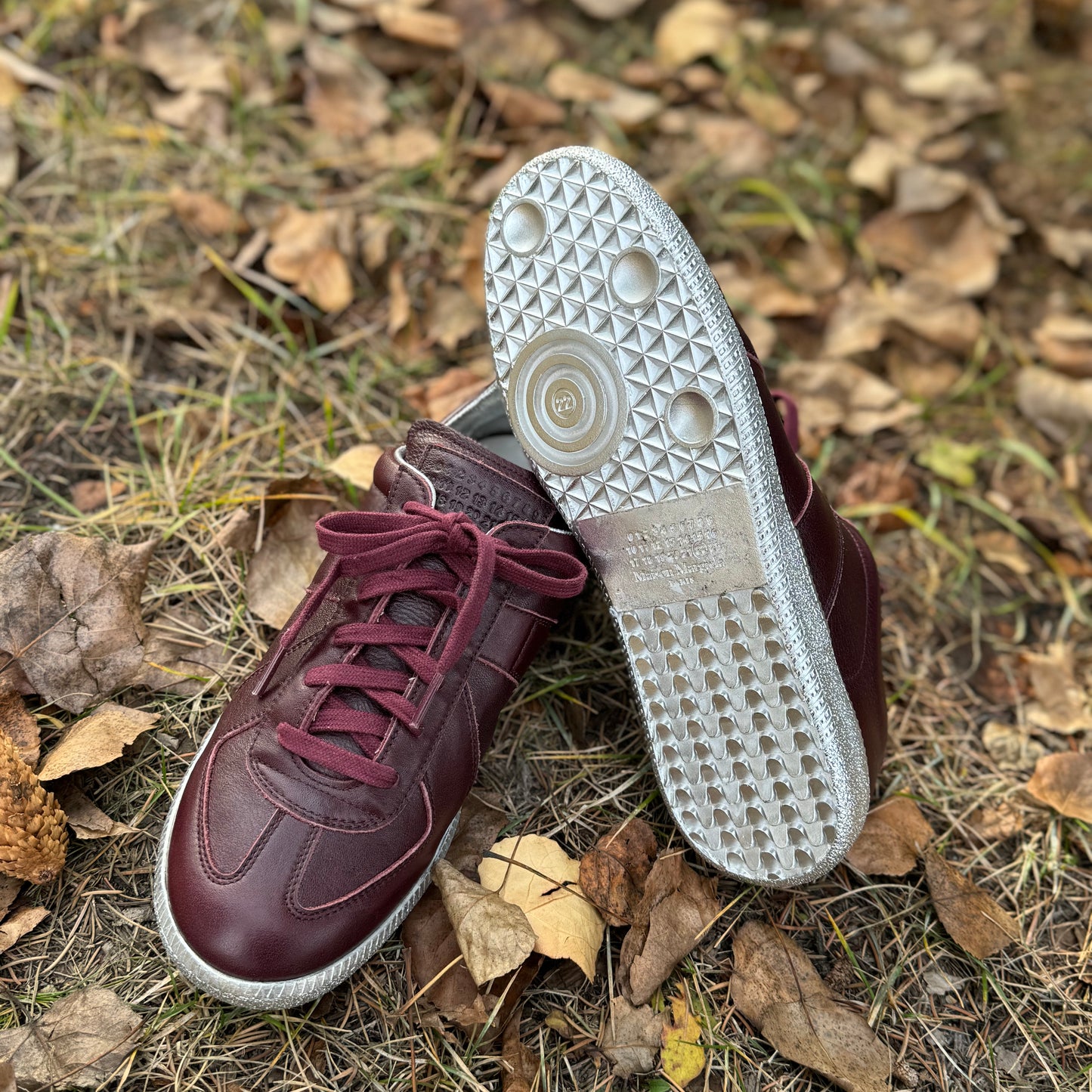 Maison Margiela 22 Replica Platinum Sole Low Sneakers