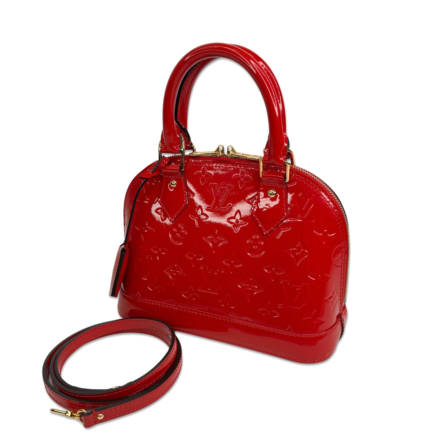 Louis Vuitton Alma Vernis Leather BB Bag