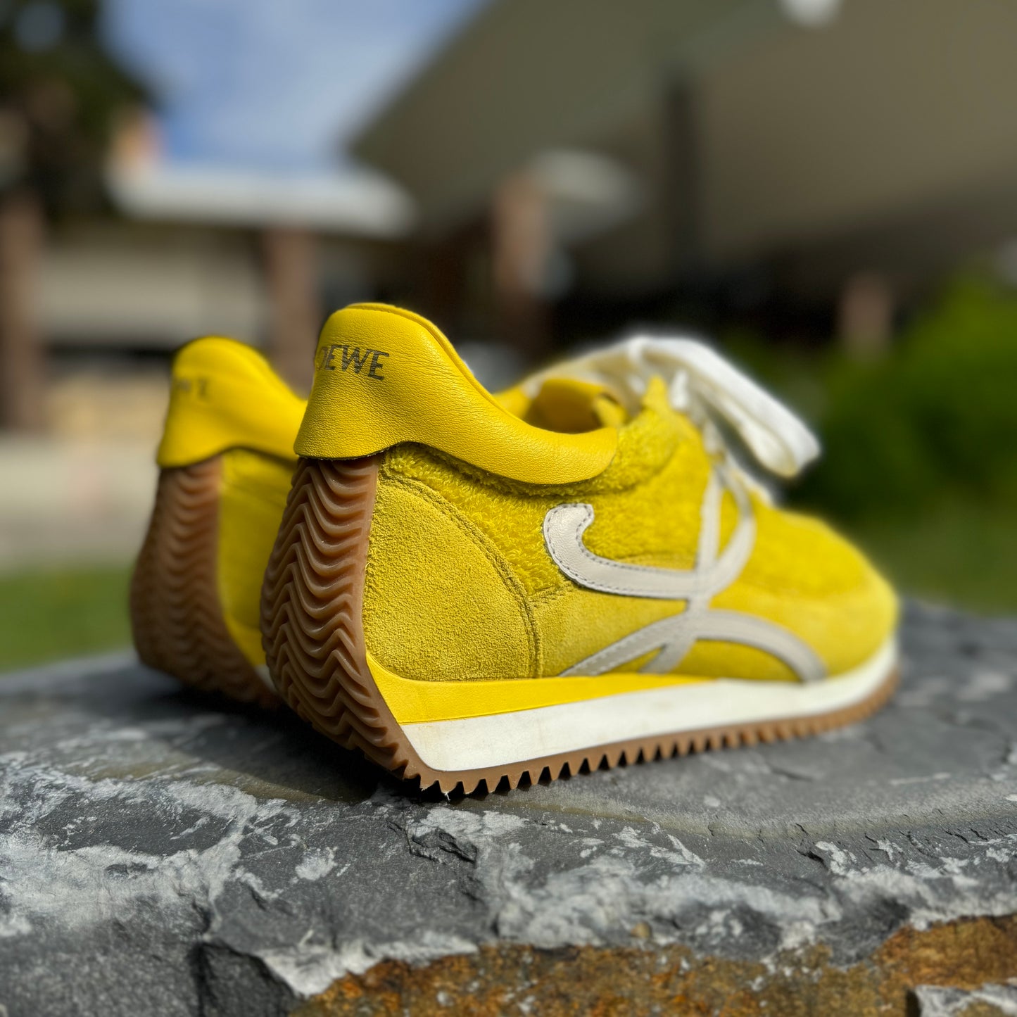 Loewe Flow Runner Yellow Sneakers