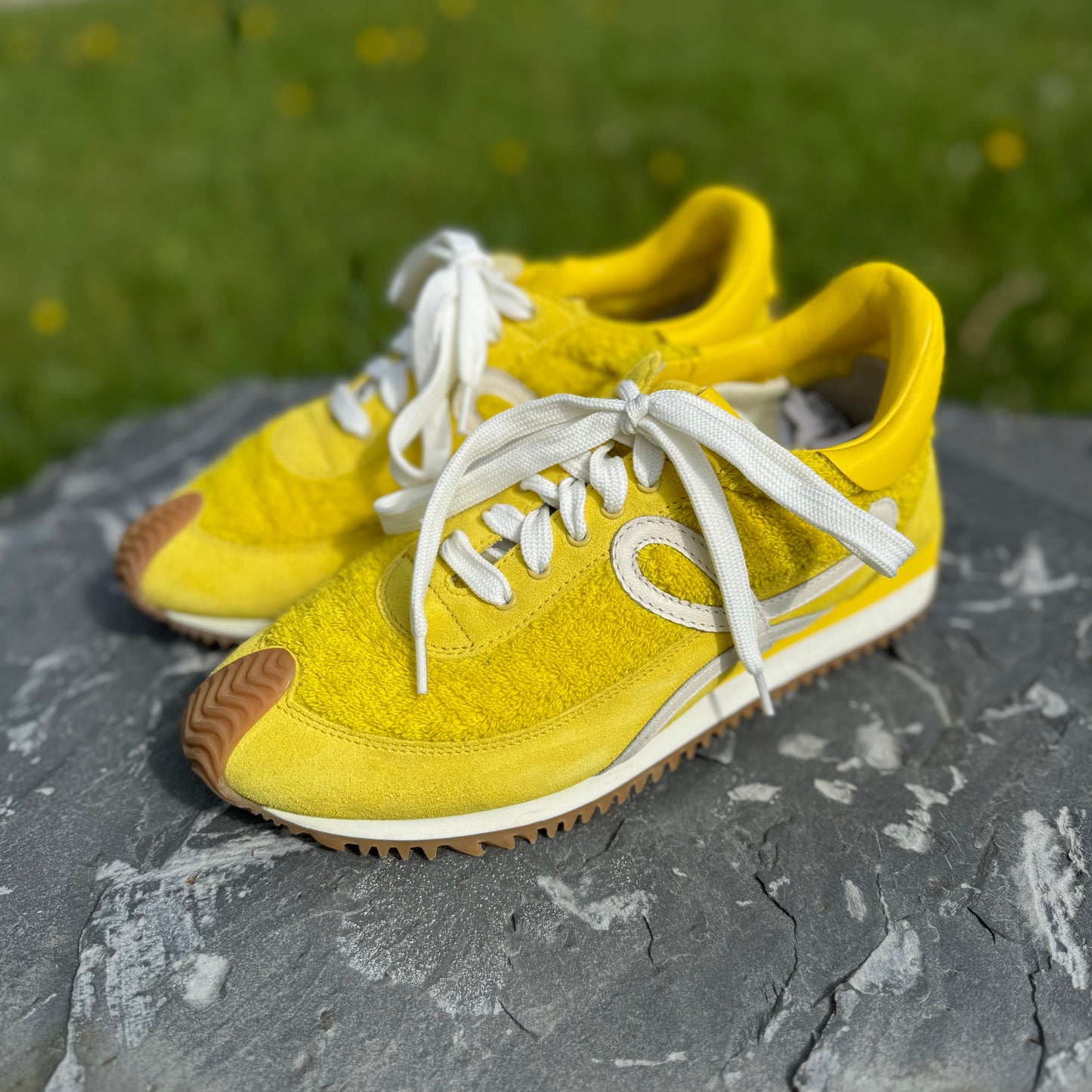 Loewe Flow Runner Yellow Sneakers