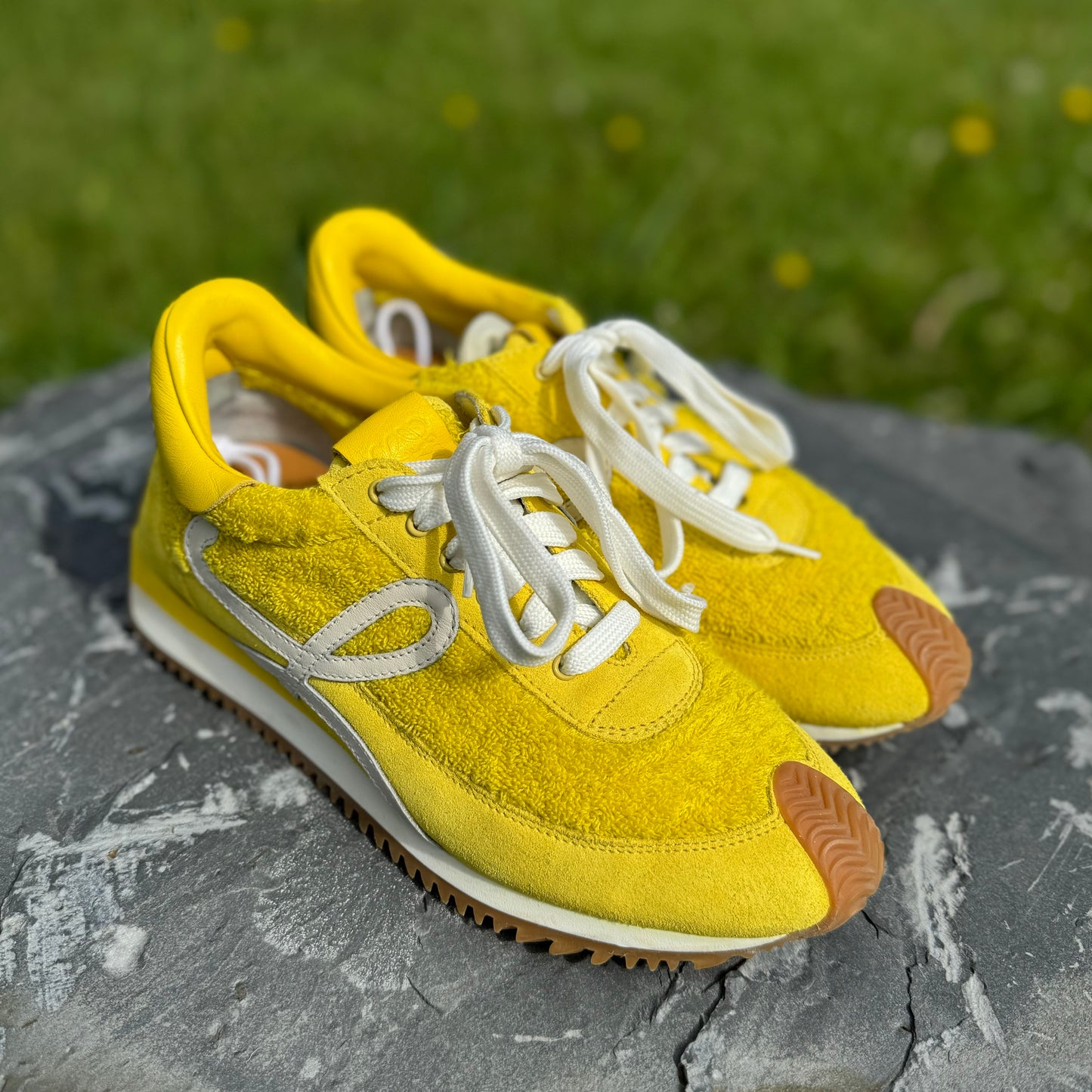 Loewe Flow Runner Yellow Sneakers