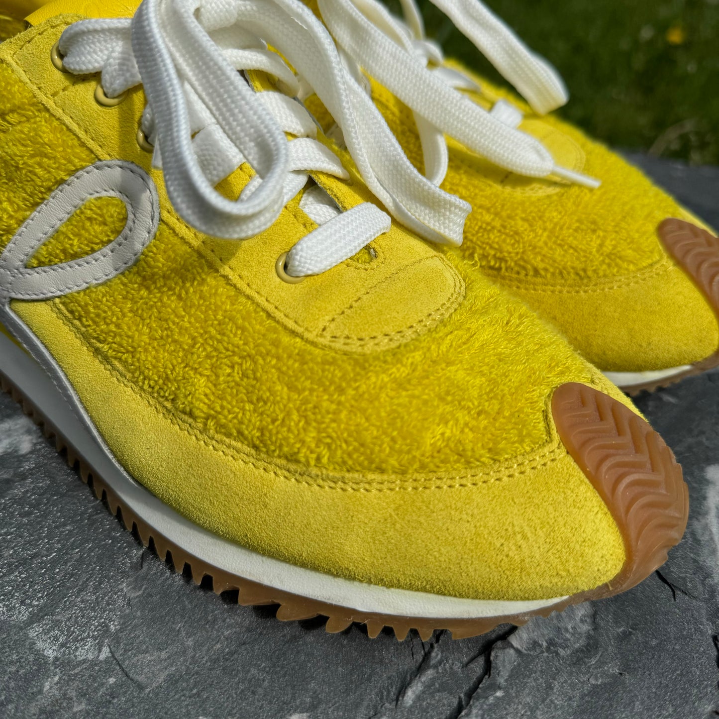 Loewe Flow Runner Yellow Sneakers