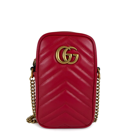 Gucci GG Marmont Vertical Crossbody Bag