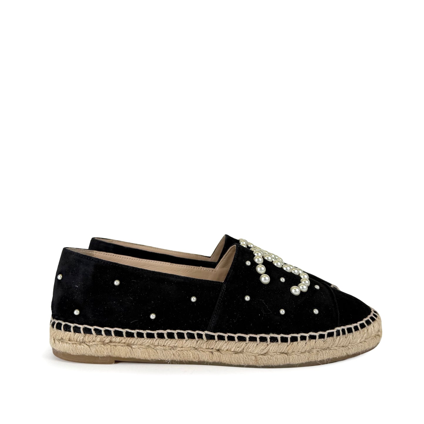 Chanel Pearl CC Espadrilles