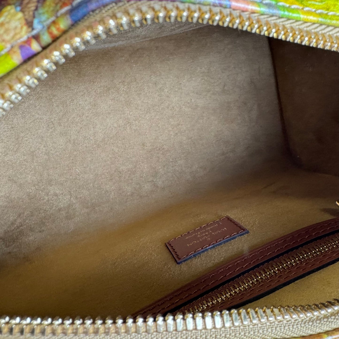 Louis Vuitton Metallic Gold Garden Speedy Bandouliere