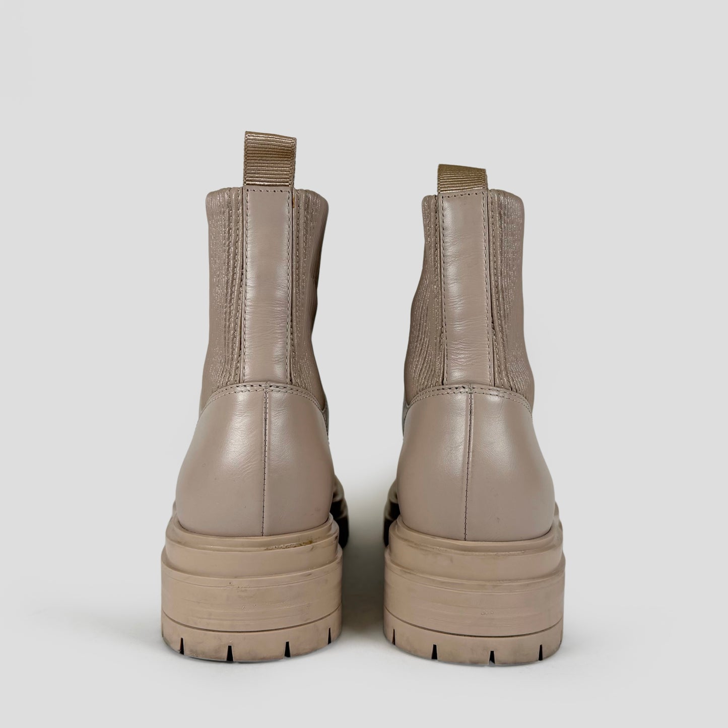 Gianvito Rossi Martis 20 Rib-Knit Combat Boots