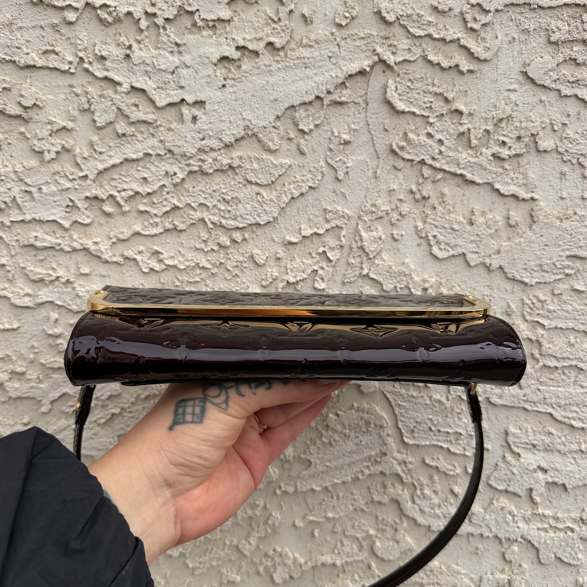 Louis Vuitton Vernis Amarante Rossmore MM Bag