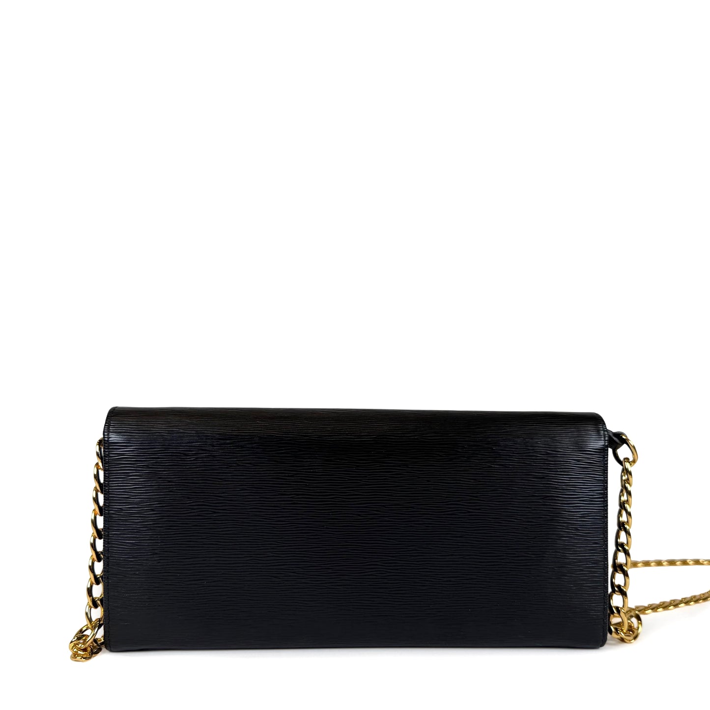 Prada Vitello Move Leather Wallet On Chain