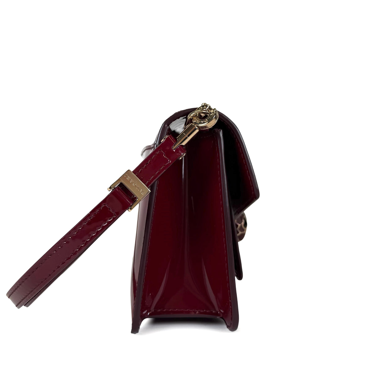 Bvlgari Serpenti Forever Patent Leather Shoulder Bag