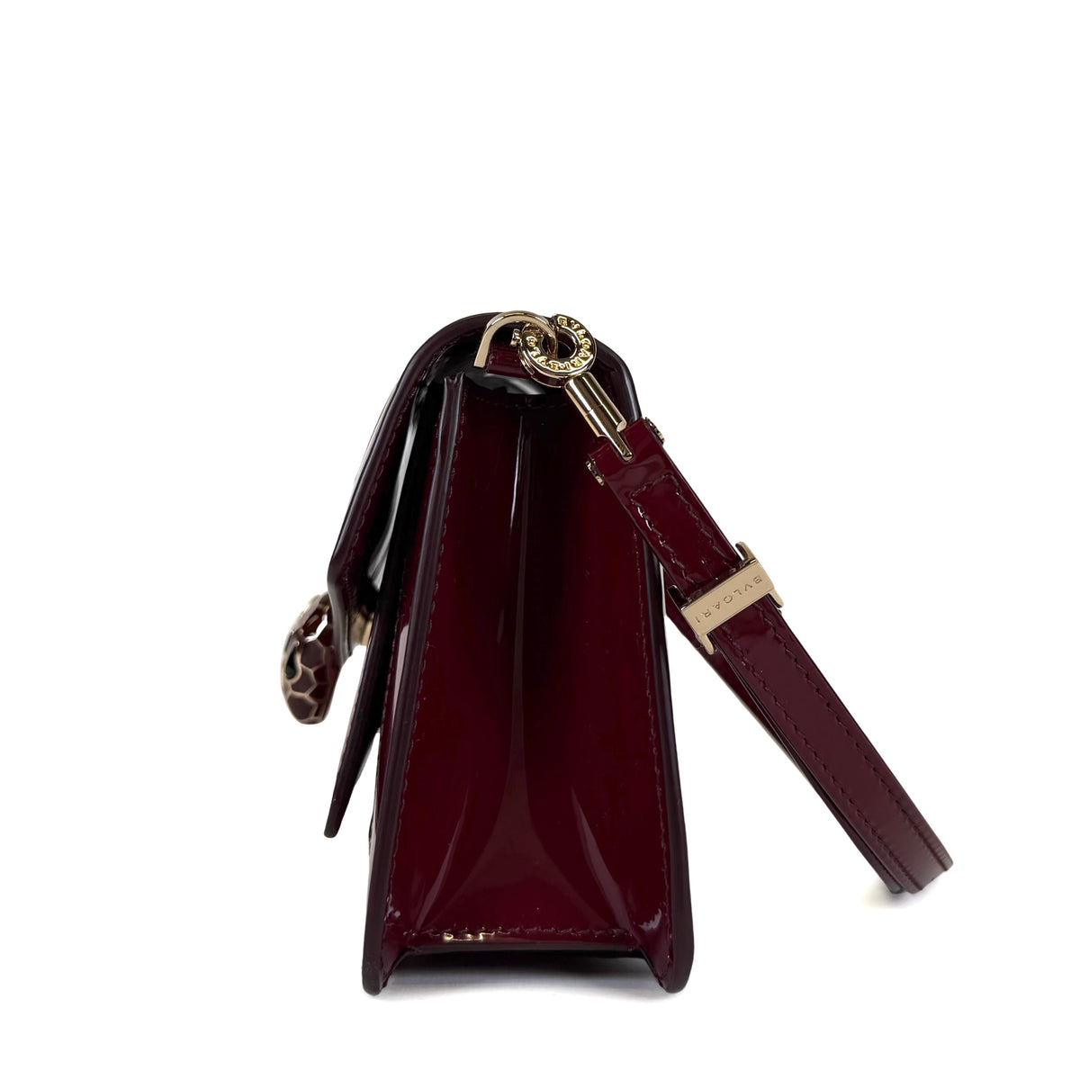 Bvlgari Serpenti Forever Patent Leather Shoulder Bag