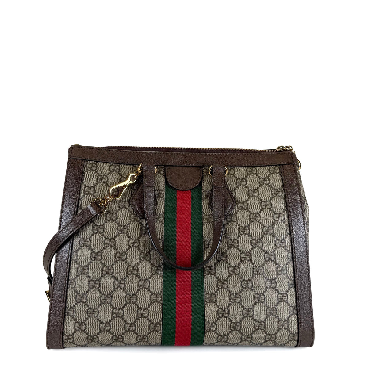 Gucci Ophidia GG Medium Top Handle Tote Bag