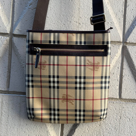 Burberry Haymarket Messenger Bag