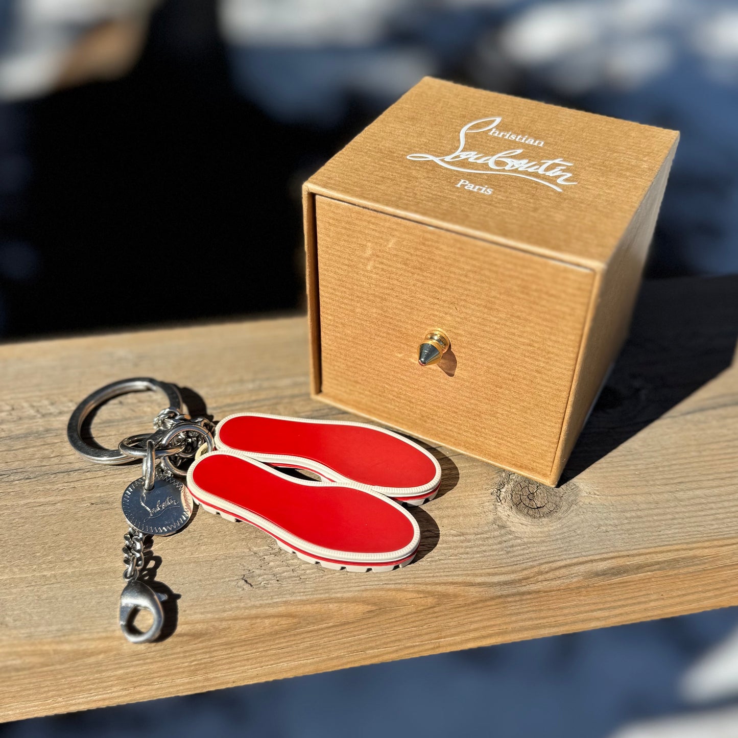 Christian Louboutin M Lug Sole Keyring