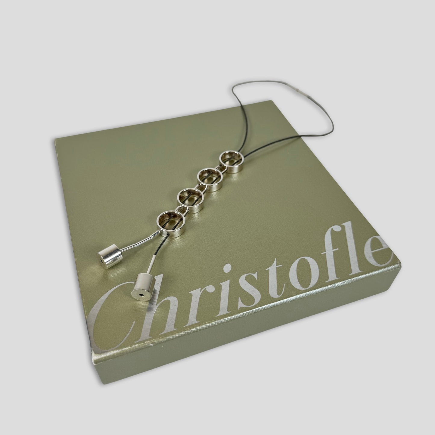 Christofle Multi-Ring Necklace