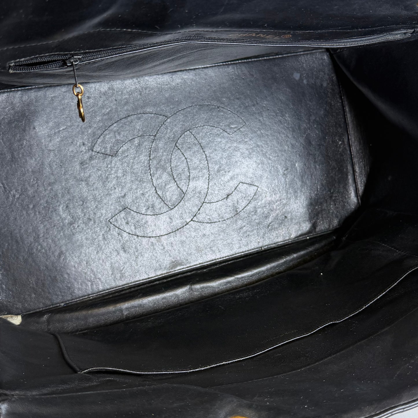Chanel Timeless Patent Grand Shopping Tote
