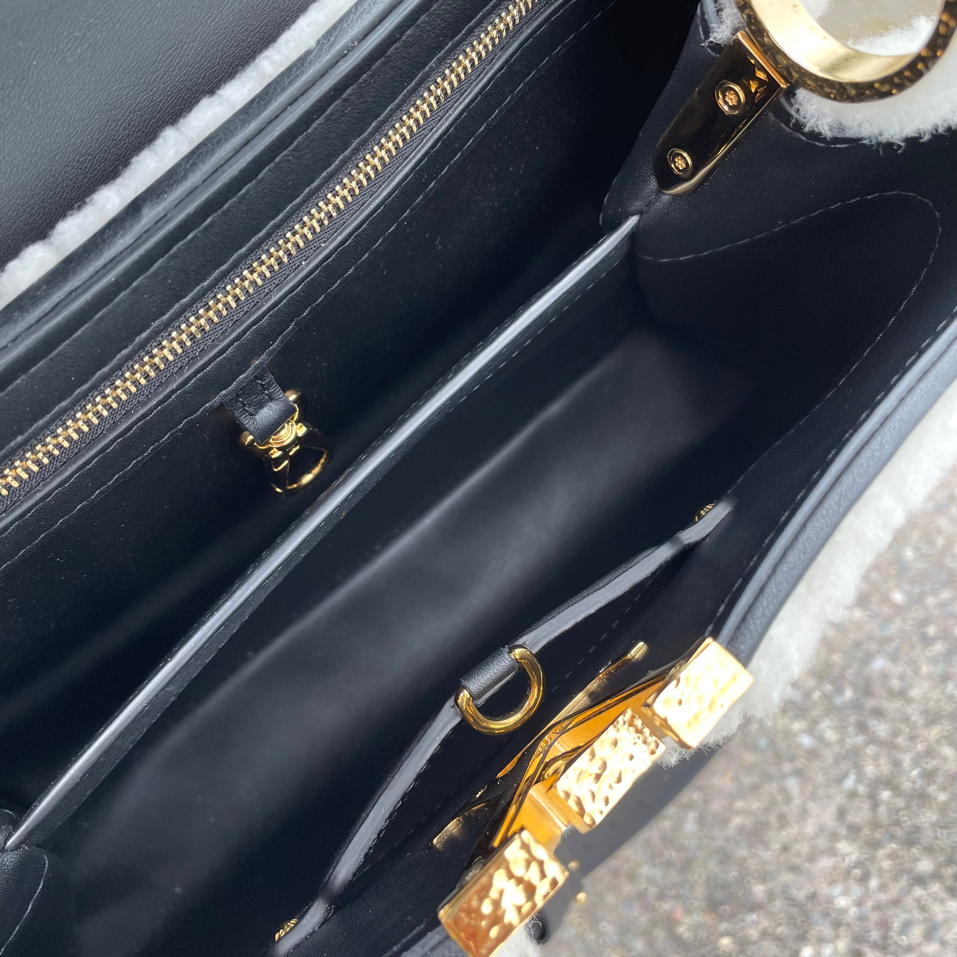 Louis Vuitton Black Epi Capucines — BLOGGER ARMOIRE