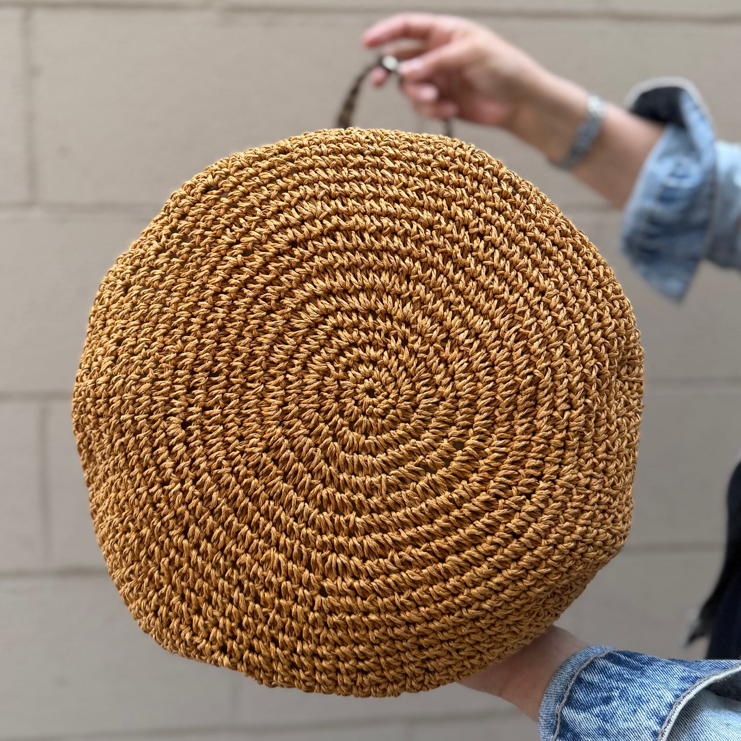 Michael Kors Wicker Raffia Hobo Bag