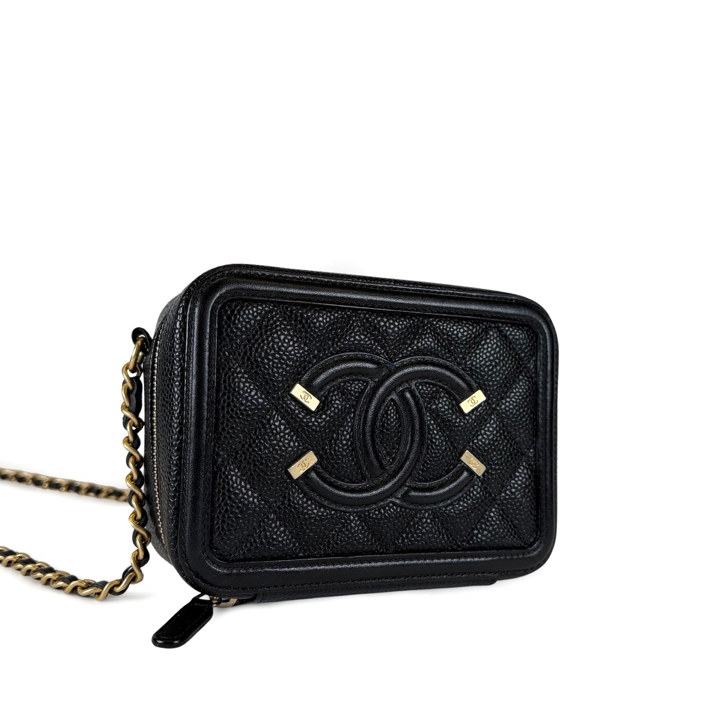Chanel CC Filigree Clutch