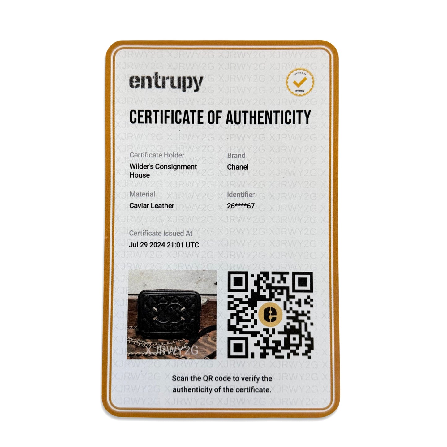 Chanel CC Filigree Clutch