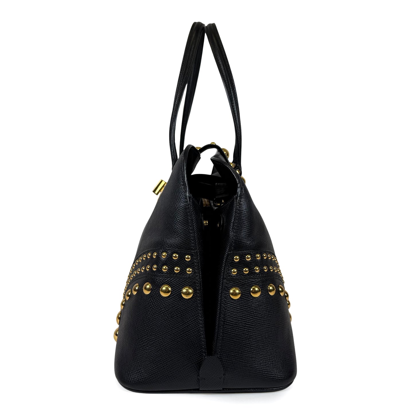 Prada Promenade Studded Satchel