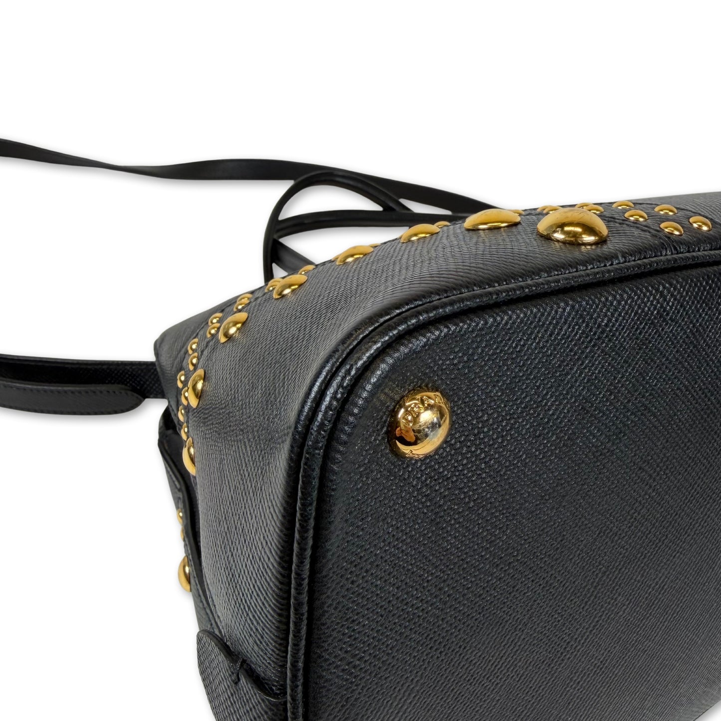Prada Promenade Studded Satchel