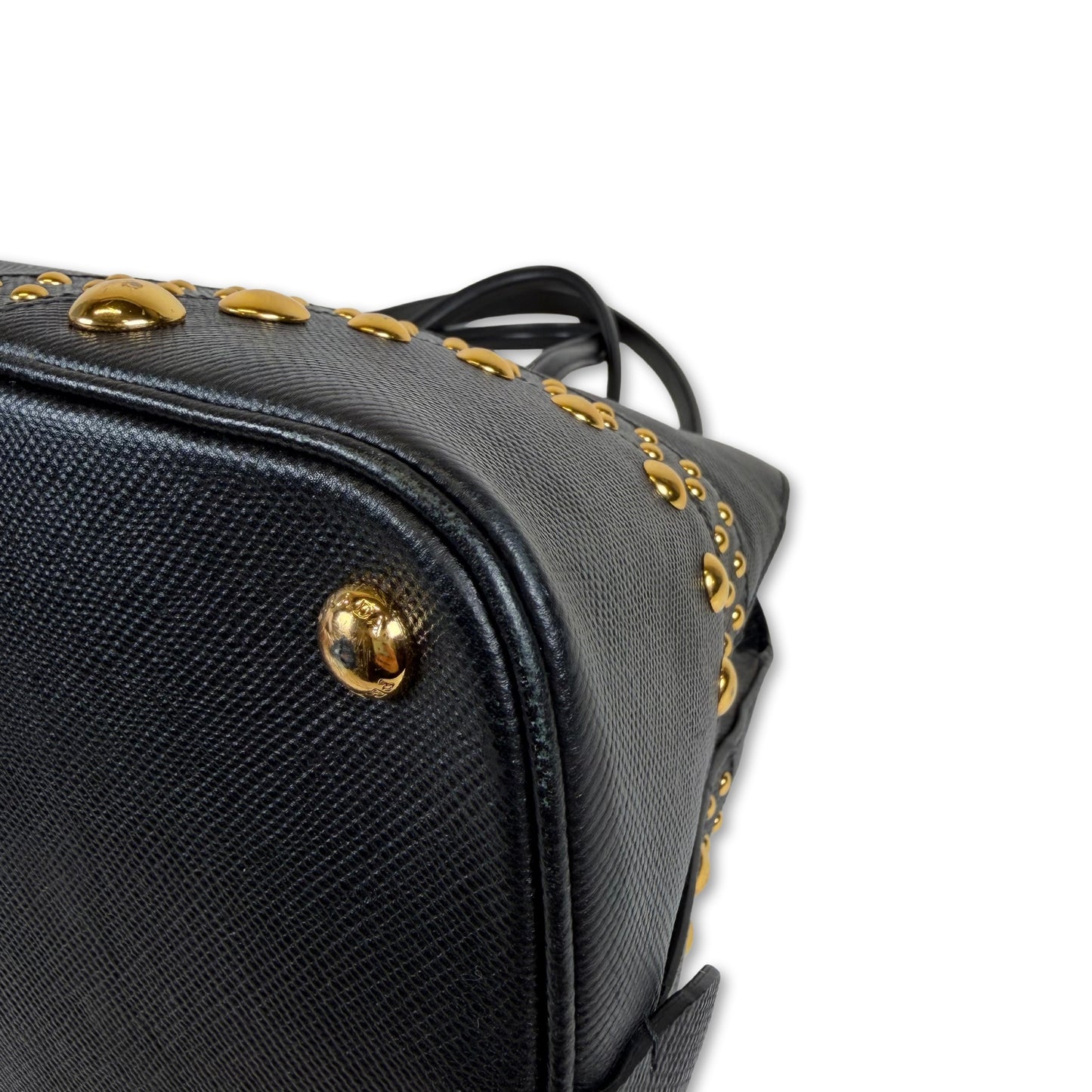 Prada Promenade Studded Satchel